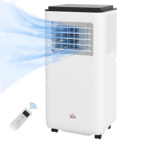 8,000 BTU Moible Air Conditioner 345 Sq. Ft., Dehumidifier Fan Auto Sleep with 24H Timer On/Off, Window Kit, White