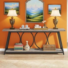Console Table, Industrial Sofa Table Behind Couch