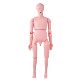 VEVOR Nursing Training Manikin, Male Life Size Demonstration Human Manikin for Nursing Training, Multifunctional Education Teaching Model Supplies
