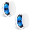 VEVOR 2 PCs 8 Inch in Ceiling Speakers, 50-Watts, Flush Mount Ceiling & in-Wall Speakers System with 8ΩImpedance 89dB Sensitivity