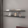 Floating Shelf Lyle, Living Room, Matt Gray