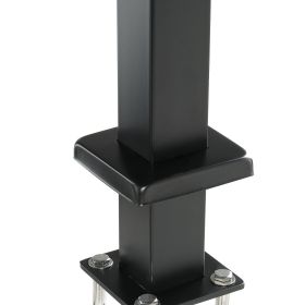 VEVOR Cable Rail Post Level Deck Stair Post 42 x 1.97 x 1.97" Cable Handrail Post Stainless Steel Brushed Finishing Deck Railing DIY Picket Without Ho