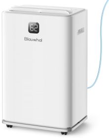 Dehumidifier with Pump for Basement Home Dehumidifiers with Drain Hose for Commercial and Industrial 150 Pint Max for 8000 Sq ft Storages, Warehouses