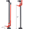 Farm Jack, 48 inch Multifunctional Farm Jack, 7000 lbs Multifunctional Jack, Used for Tractors, Trucks SUV, Bumper lift, Red