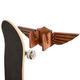 Ash Wood Skateboard Wall Mount Wings Rack for Hanging Skateboards Penny Board Skateboard Accessories Cool Things for Your Deck Skateboard Display Wall