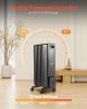 Electric Oil Filled Radiator, 1500W Radiant Space Heater with Dual U-shaped Heating Tubes, Over-Heat Protections, 3 Heat Settings, 24h Timer