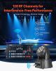 DMX Wireless Receiver Transmitter Controller for LED Stage Light 4 PCs Silver
