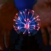 3 Inches Electrostatic Touch Induction Plasma Ball Magic Glow; Ion Generator Lamp Ball Magic Ion Lamp Magic Ball Christmas Birthday Gift Without Batte