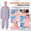 VEVOR Nursing Training Manikin, Male Life Size Demonstration Human Manikin for Nursing Training, Multifunctional Education Teaching Model Supplies