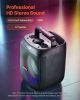 Karaoke Machine for Adults 30W 6.5 in Portable Bluetooth Speaker 2 Wireless Mic
