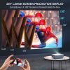 Projector with WiFi and Bluetooth,5G WiFi 9000L Native 1080P Video Projector, FUDONI Portable Movie Projector,Compatible with TV Stick, Smartphone