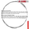 5 Core Electric Guitar Strings Brass Phosphor Bronze Extra Light Gauge (.009–.042) High Carbon Steel Core Bright & Powerful Tone 6 String Set for All