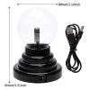3 Inches Electrostatic Touch Induction Plasma Ball Magic Glow; Ion Generator Lamp Ball Magic Ion Lamp Magic Ball Christmas Birthday Gift Without Batte