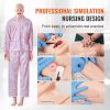 VEVOR Nursing Training Manikin, Male/Female Life Size Demonstration Human Manikin for Nursing Training, Multifunctional Education Teaching Model