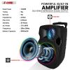 5 Core Party Speaker w Microphone 400W Big Rechargeable Bluetooth Loud PA DJ Karaoke System w Stand