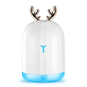 Ultrasonic Cool Mist Humidifier 220ml Air Diffuser Atomizer With 7 Color Breathing Lights For Home Office Gym Relax