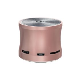 A109Mini Wireless Bluetooth Speaker Big Sound &amp; Bass for Phone/Laptop/Pad Support MicroSD Card Portable Loud Speakers 5.0 (Color: A109mini-Rose gold, Set Type: Speaker)