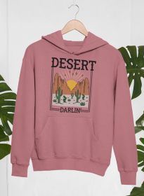 Desert Darlin' Hoodie (Color: Mauve, size: large)
