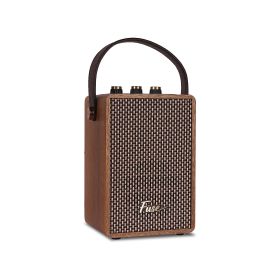Fuse Andle Vintage Retro Portable Bluetooth Speaker (Color: Brown)