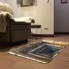 Realistic 3D Stone Step Doormat Non-Slip Entrance Mat Optical Illusion Decor Waterproof Easy Clean Indoor Outdoor Welcome Rug