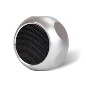 Cutie Pie Mini Speakers In 4 Colors (Color: Silver)