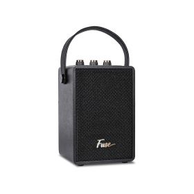 Fuse Andle Vintage Retro Portable Bluetooth Speaker (Color: Black)