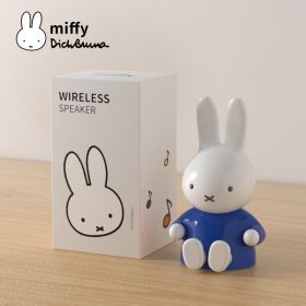 Bluetooth Figurine Speaker TF Card Design Wireless Speaker Super Bass 3D Digital Sound Loudspeaker Handfree MIC For gifts (Color: Blue, Set Type: Speaker)