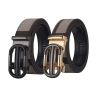 Men's Belt Hollow Alloy Automatic Buckle Printed Men's Belt Versatile High-end Belt Fashion Belt Strong And Durable Men's Belt