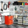 Industrial Style Container Storage Cabinet Side Table